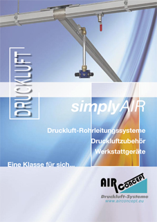 Air Concept Katalog Druckluft-Rohrleitung, Werkstattgeraete und Zubehoer